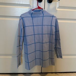 Loft Window Pane Sweater. New With Tags